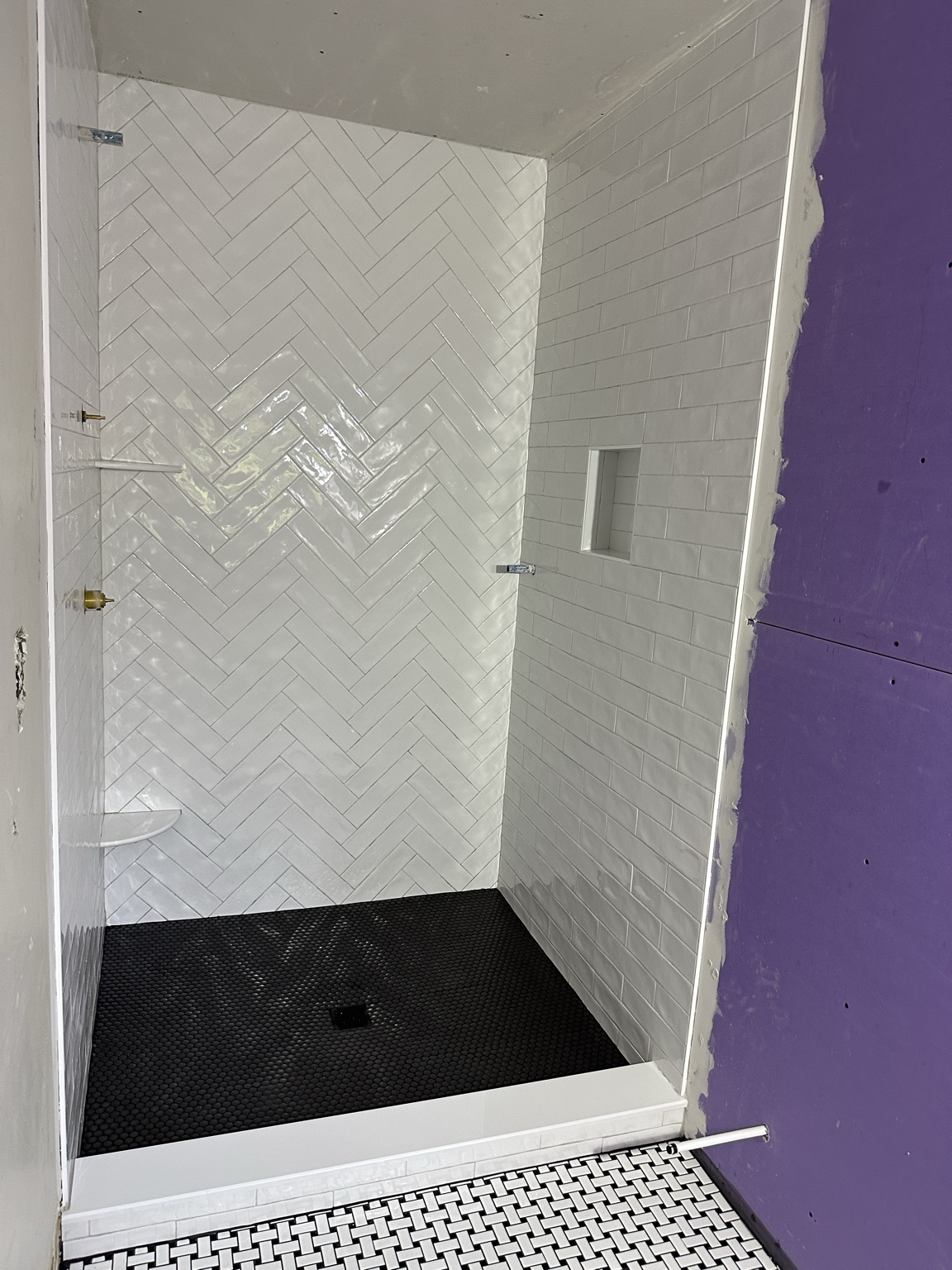 Tile installation project in Wilmington NC