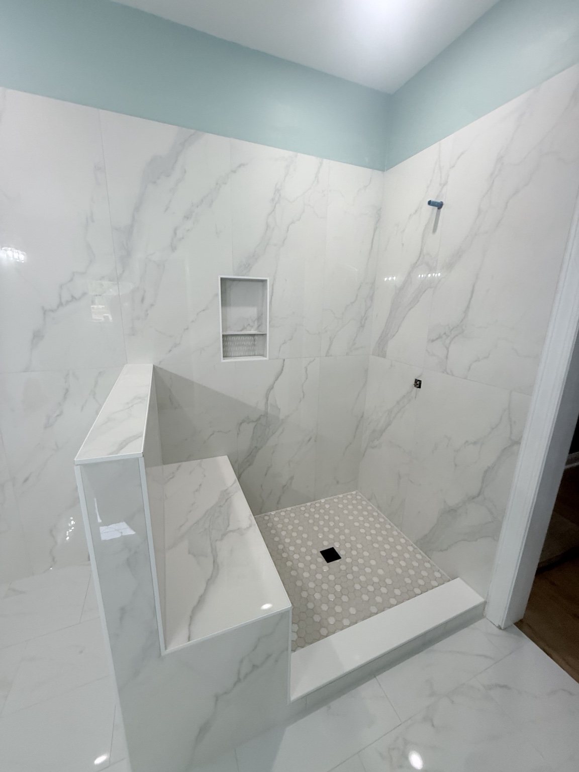 Tile installation project in Wilmington NC